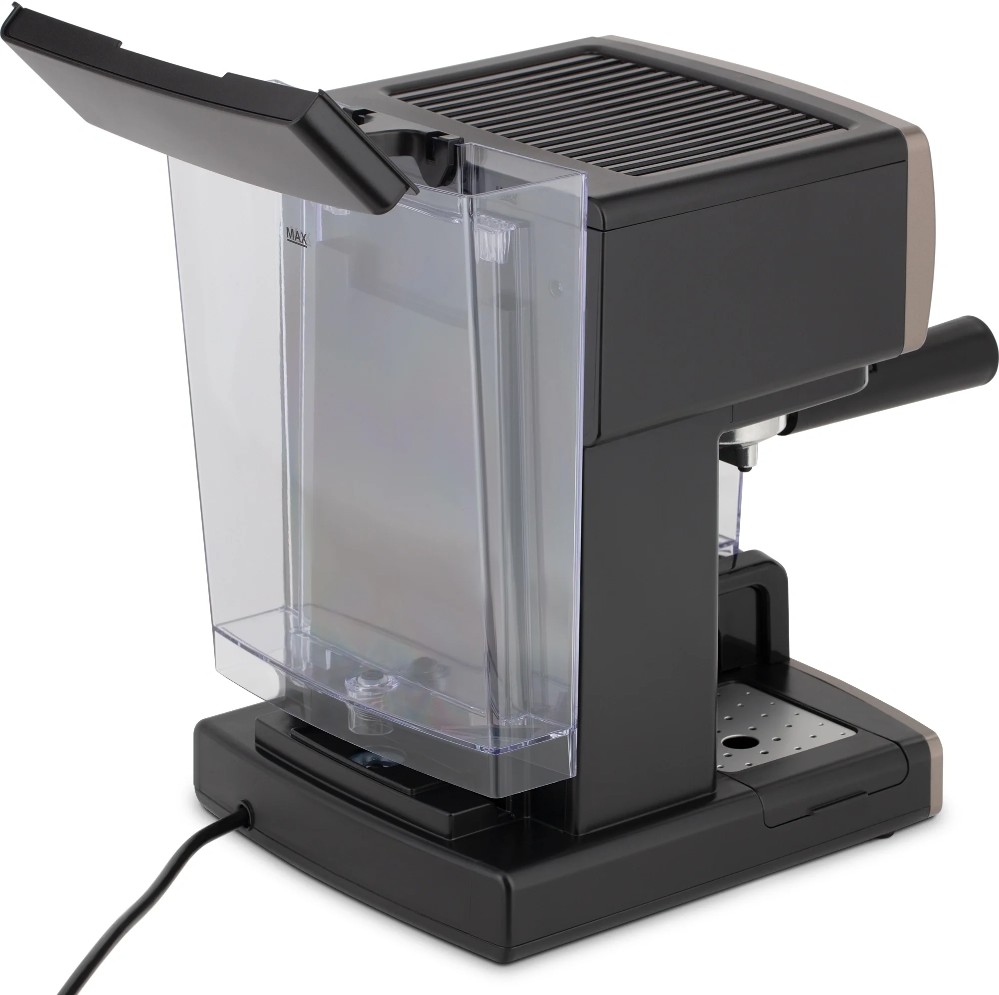 Кофеварка рожковая Vitek VT-1517 (BN) коричневый, исп. кофе - молотый, 1.65 л, 1238 Вт, 15 Бар