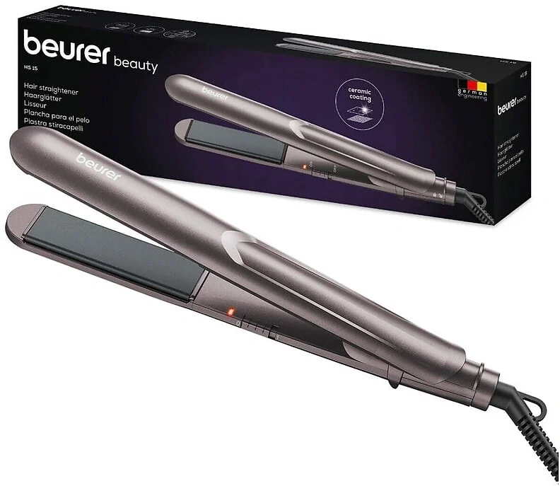 Выпрямитель Beurer HS15 32Вт бордовый макс.темп.:210С покрытие:керамическое (100.74)