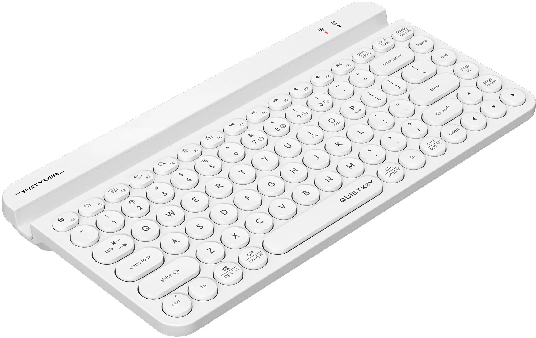 Клавиатура A4Tech Fstyler FBK30 белый USB беспроводная BT/Radio slim Multimedia (FBK30 WHITE)