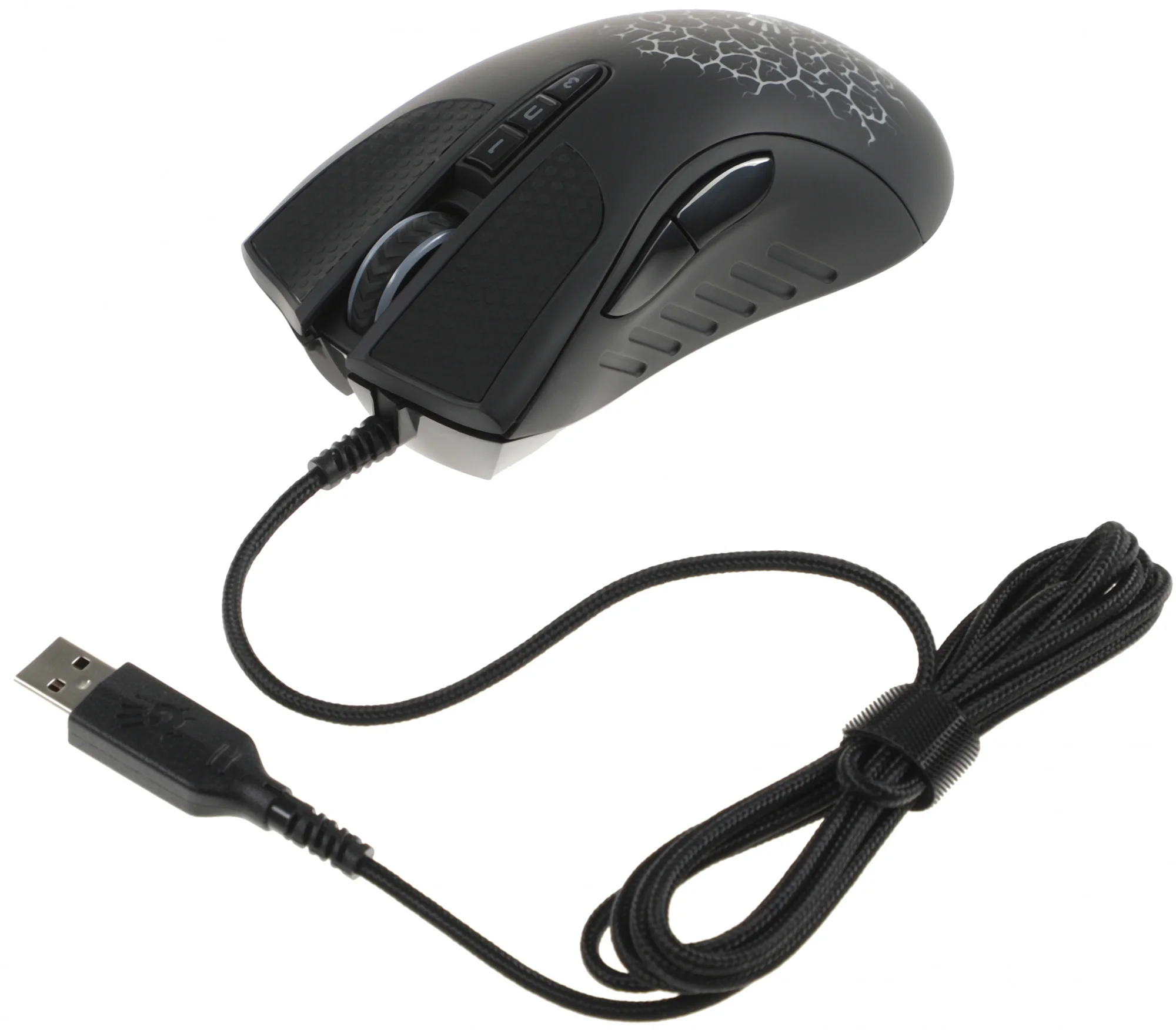 Проводная мышь  A4 Bloody A90 Blazing черный оптическая (4000dpi) USB2.0 игровая (8but)