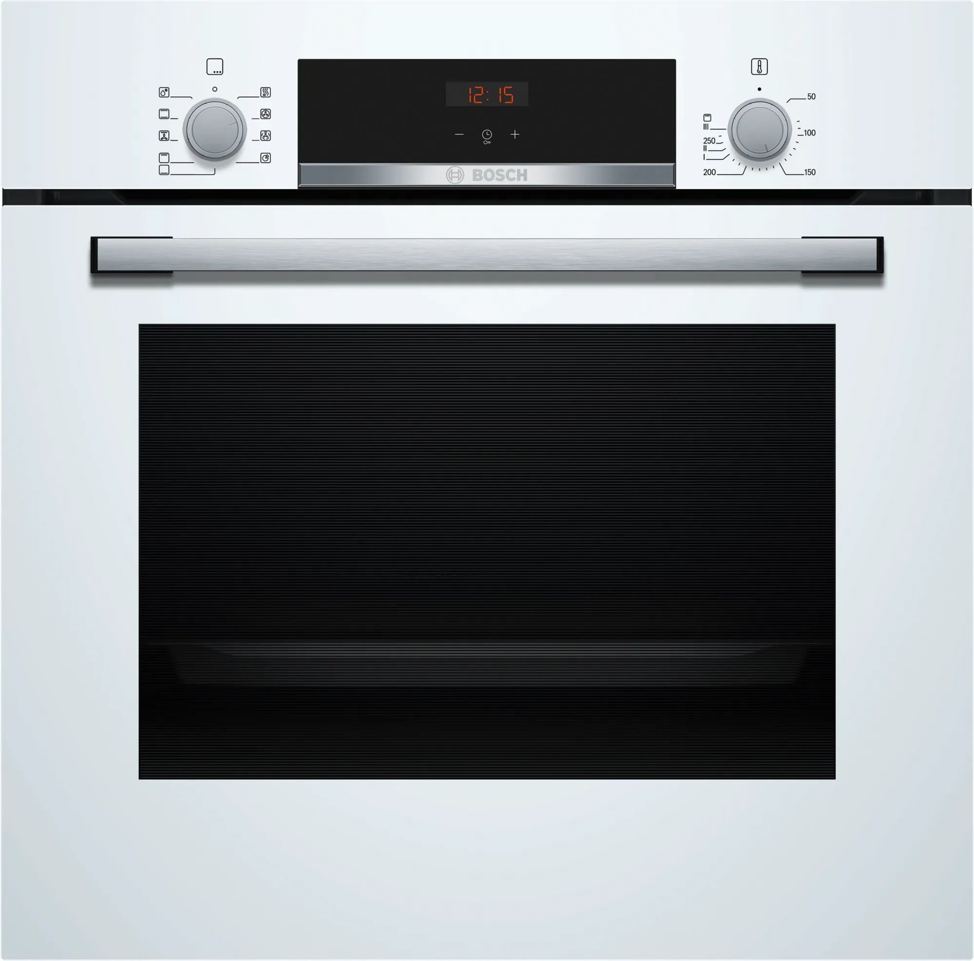 Духовой шкаф Bosch HBF534EW0Q Встраиваемый электрический духовой шкаф 60 x 60 cm белый, 66 л, Размеры прибора (мм) 595 x 594 x 548 мм