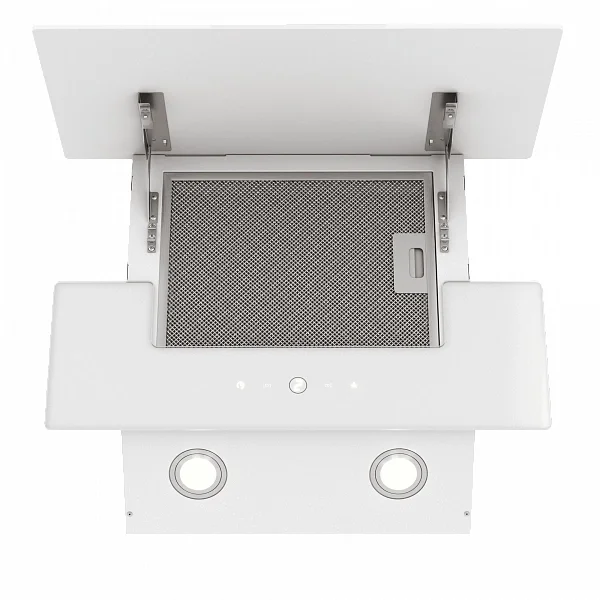 ELIKOR 243072 GOOD, Кухонная вытяжка ELIKOR КВ VERTEX 50 WH, наклонная, белый, 50  см, 750 м3/ч