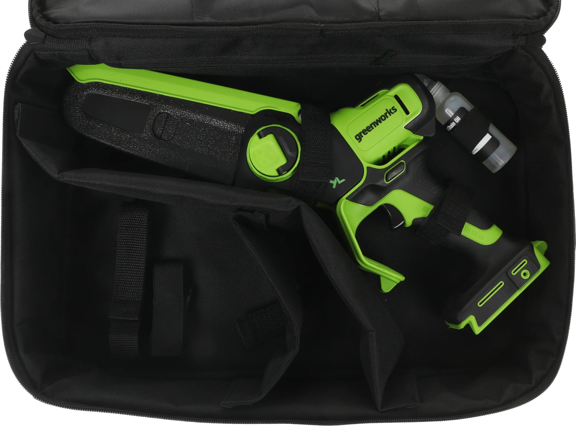 Цепная пила Greenworks GD24CSMNX аккум. 400Вт дл.шины:6" (15.2cm) (2008707)