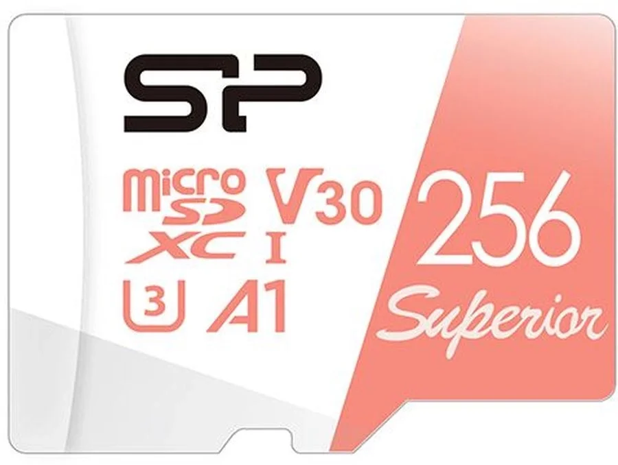 Карта памяти MicroSDXC_256 Gb Silicon Power Superior 100/80Mb/s б/ад V30 UHS-I U3 A1 SP256GBSTXDV3V20
