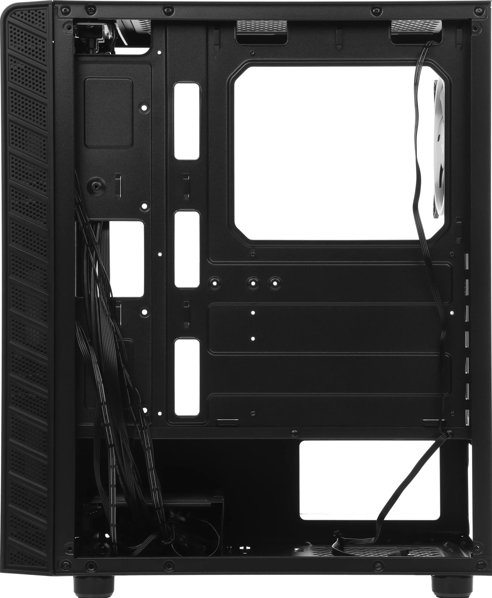 Компьютерный корпус Azza Prime 360E черный без БП ATX 5x120мм 2x140мм 2xUSB 3.0 audio bott PSU