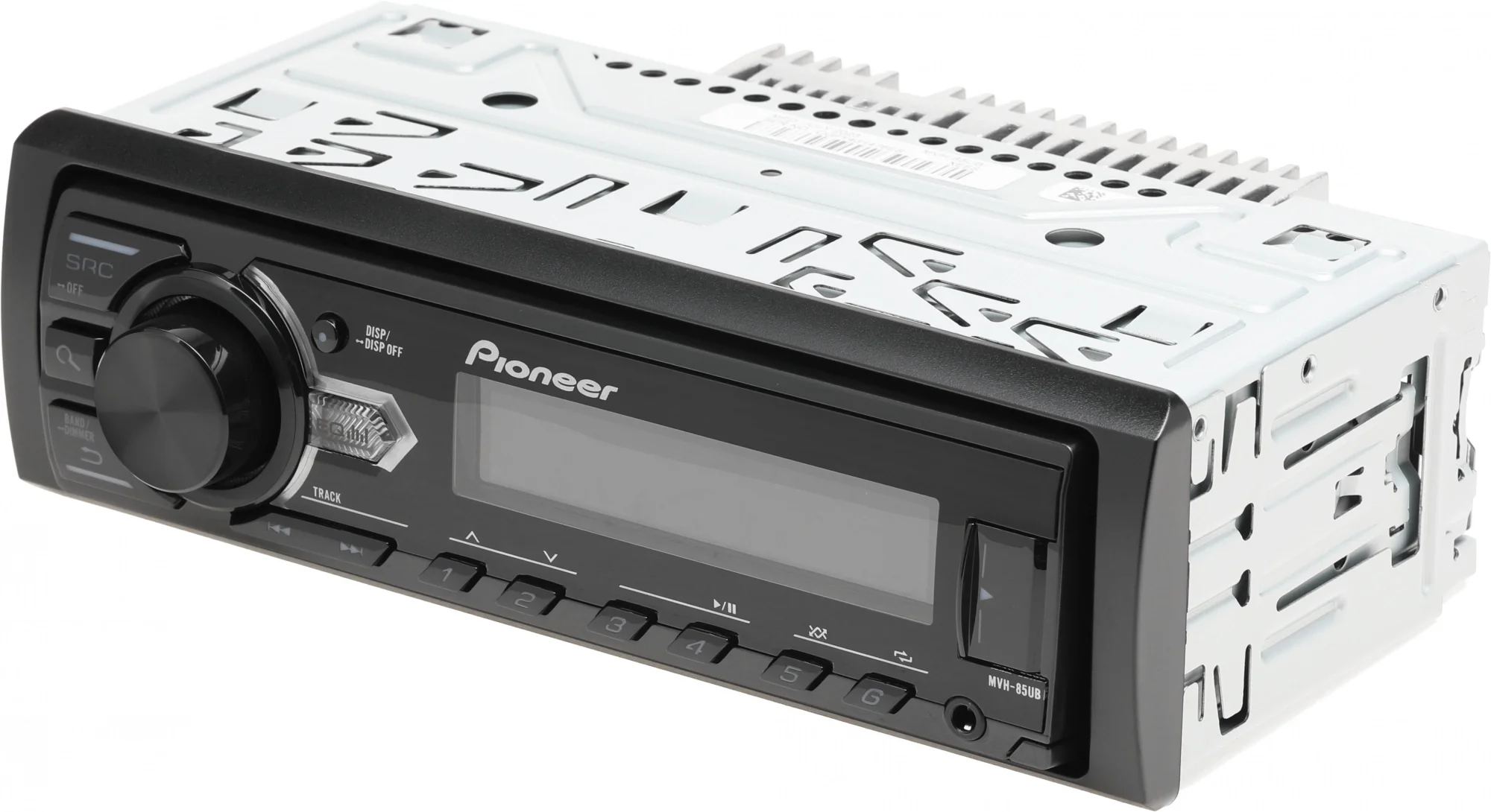 Автомагнитола Pioneer MVH-85UB, 1 DIN, USB Type-A, AUX, съёмная панель