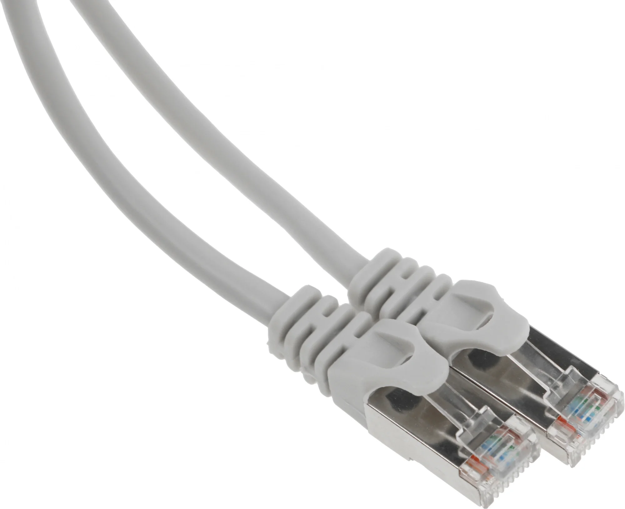 Патч-корд Premier PP22-0.5M 1000Гбит/с FTP 4 пары cat.5E CCA molded 0.5м серый  RJ-45 (m)-RJ-45 (m)