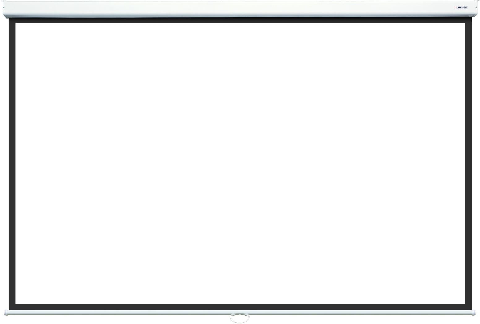 Lumien Eco Picture [LEP-100120] Настенный экран  198х300см (рабочая область 164х292 см) Matte White верх.кайма 30 см, прямоуголный корпус, возможность потолочн./настенного крепления, уровень в комплек
