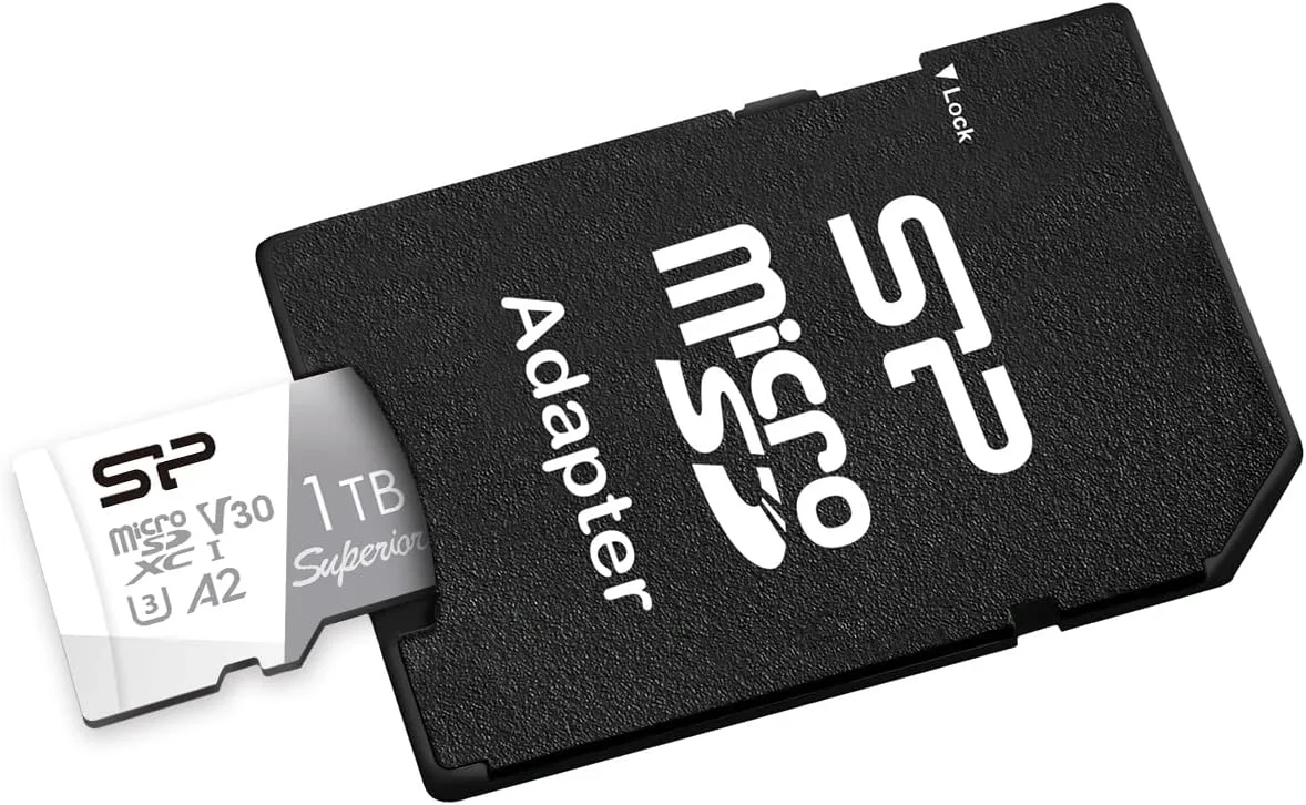 Флеш карта microSDXC 1Tb Class10 Silicon Power  SP001TBSTXDA2V20SP  Superior  + adapter