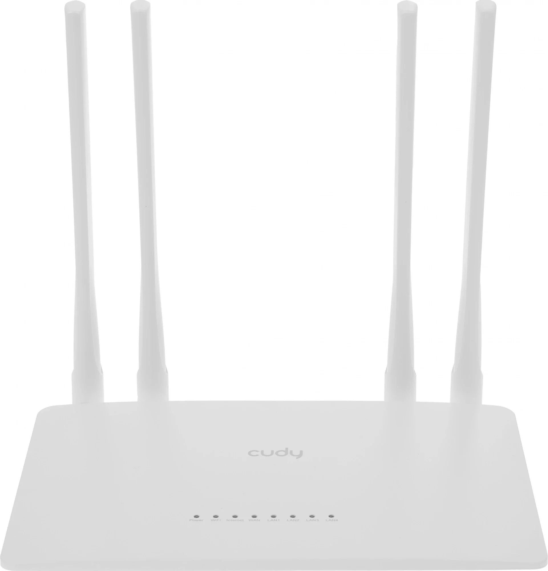 Маршрутизатор CUDY AC1200 Wi-Fi Router Dual Band, Chipset MediaTek, 802.11ac/a/b/g/n, 867Mbps at 5GHz + 300Mbps at 2.4GHz, 5 x 10/100Mbps Ports, WiFi router/AP/ Repeater/WISP Mode,4 5dBi fixed antennas, WPA3, Guest network, WPS, DDNS, VPN Client, IPv6,TR069/TR098/TR111/TR18 (WR1200)