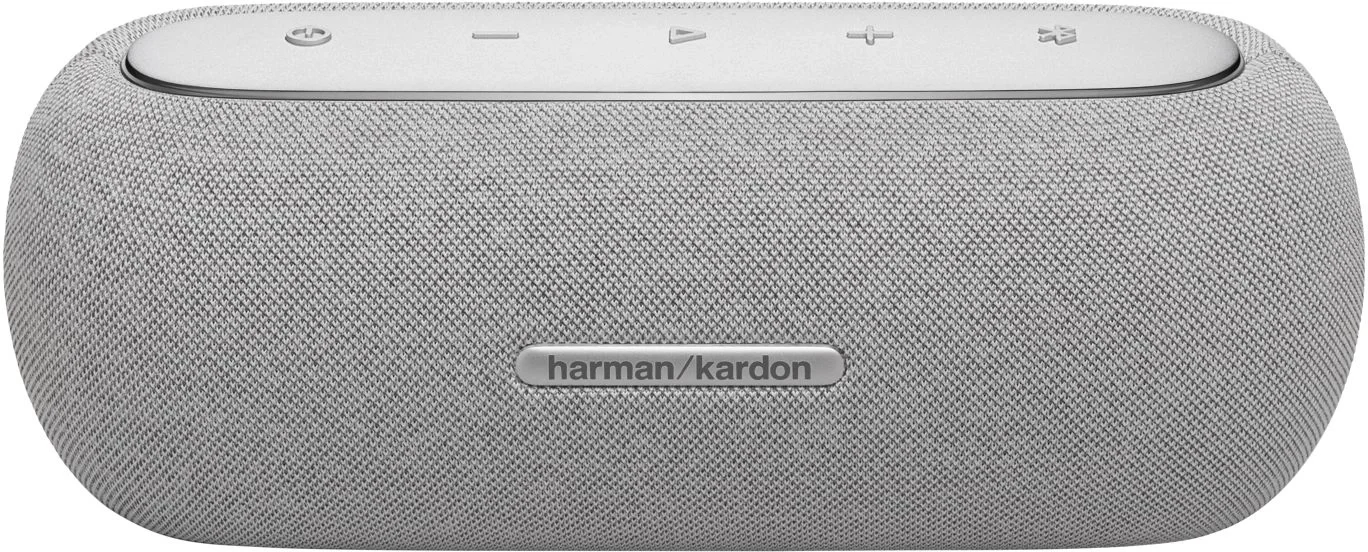 Колонка порт. Harman Kardon Luna Google Assistant, Amazon Alexa серый 40W 1.0 BT/Wi-Fi 4800mAh (HKLUNAGRYEU)