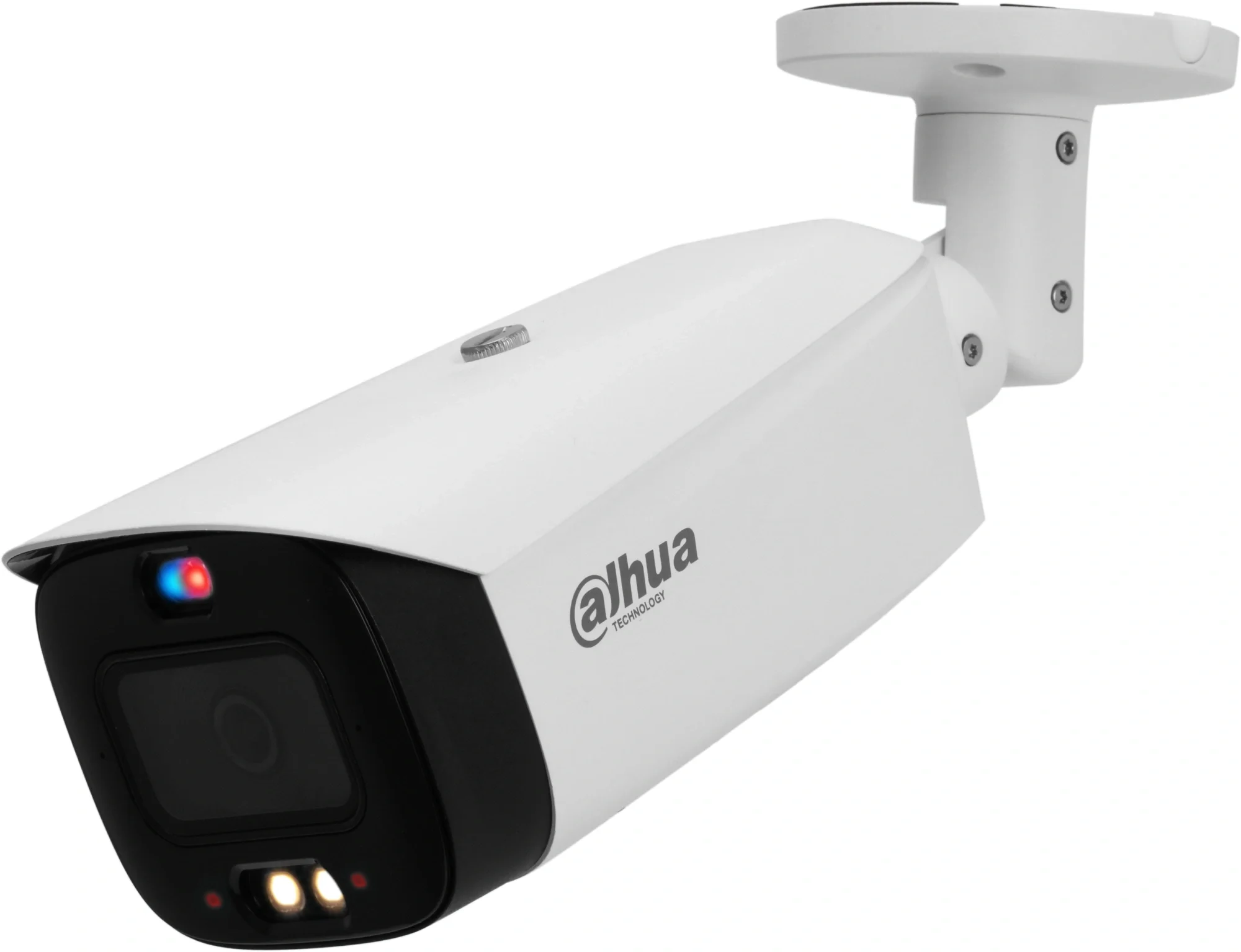 DAHUA DH-IPC-HFW3849T1P-AS-PV-0280B-S5 Уличная цилиндрическая IP-видеокамера TiOC с ИИ и активным сдерживанием 8Мп, 1/2.7” CMOS, объектив 2.8мм, видеоаналитика, ИК 30м, LED 30м, IP67