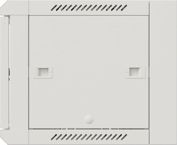NTSS Шкаф настенный телекоммуникационный NTSS W 6U 600х450х370мм, 2 профиля 19, дверь стеклянная, боковые стенки съемные, задняя стенка, разобранный, серый RAL 7035 NTSS-W6U6045GS-2 (УТ000016830)