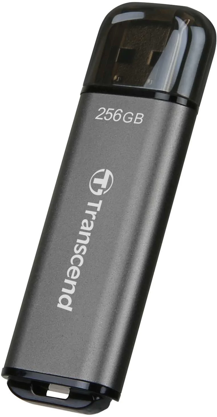 Флешка USB Transcend JetFlash 920 (TS256GJF920), 256Gb, USB 3.1, R/W 420/400, темно-серый