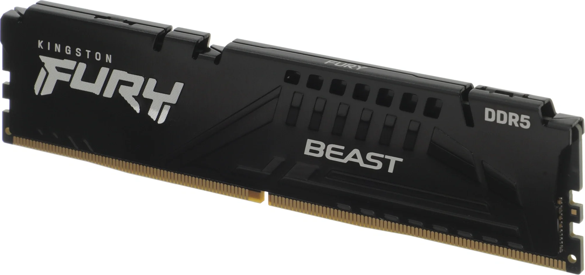 Модуль памяти Kingston 64GB Kingston DDR5 5200 DIMM FURY Beast Black XMP Gaming Memory KF552C40BBK2-64 Non-ECC, CL40, 1.25V, (Kit of 2) 2RX8 40-40-40  288-pin 16Gbit, RTL