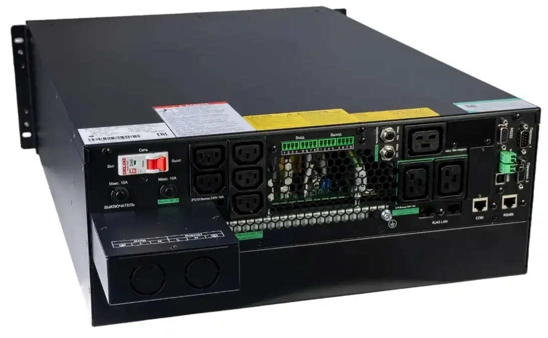 Источник бесперебойного питания Systeme Electriс SRT SRTSE6KRTXLIG2 6000Вт 6000ВА черный Gen 2