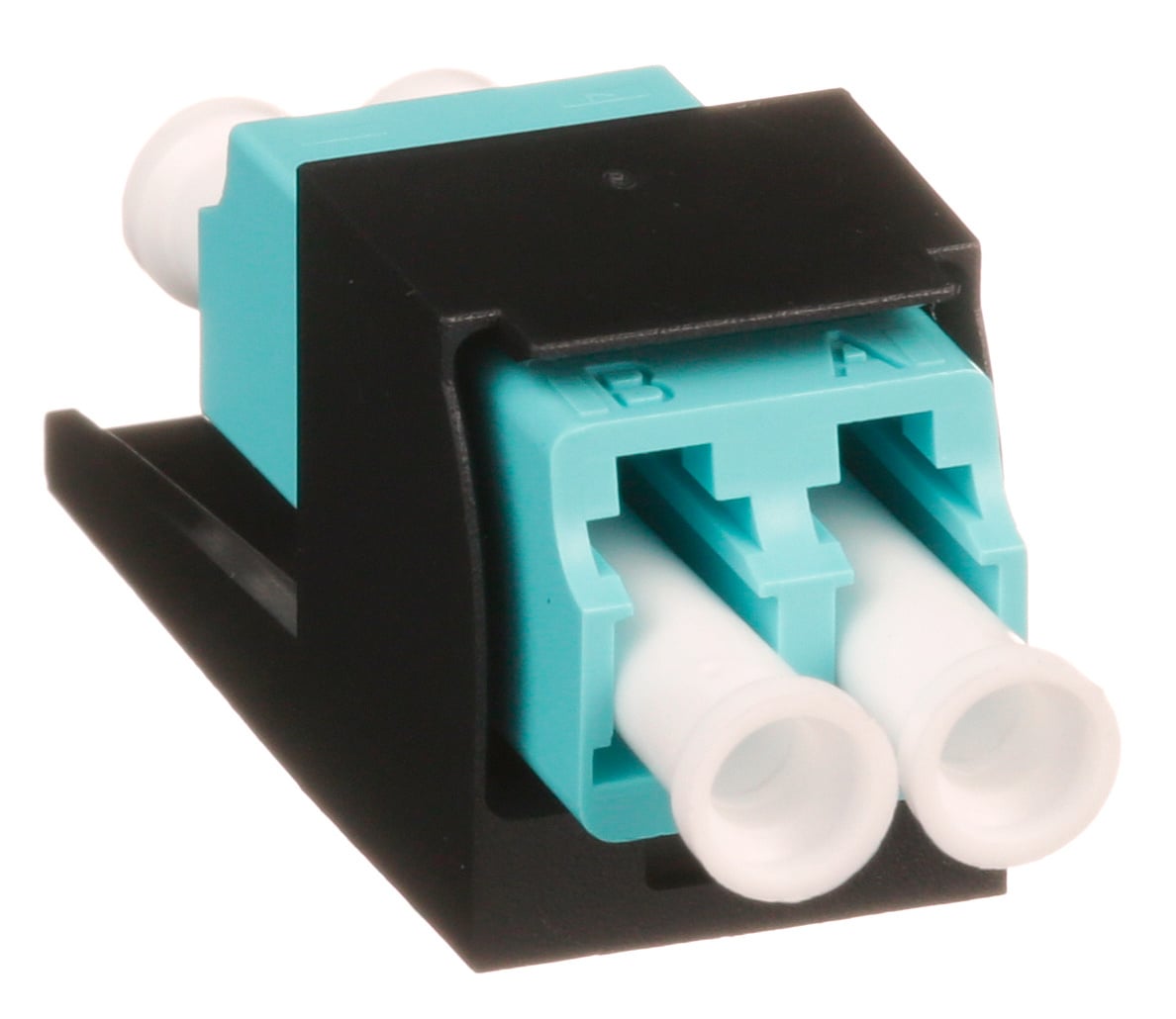 CMDSAQLCZBL Адаптер Panduit  проходн. Mini-ComLC дупл. 50/125  OM3  черн.