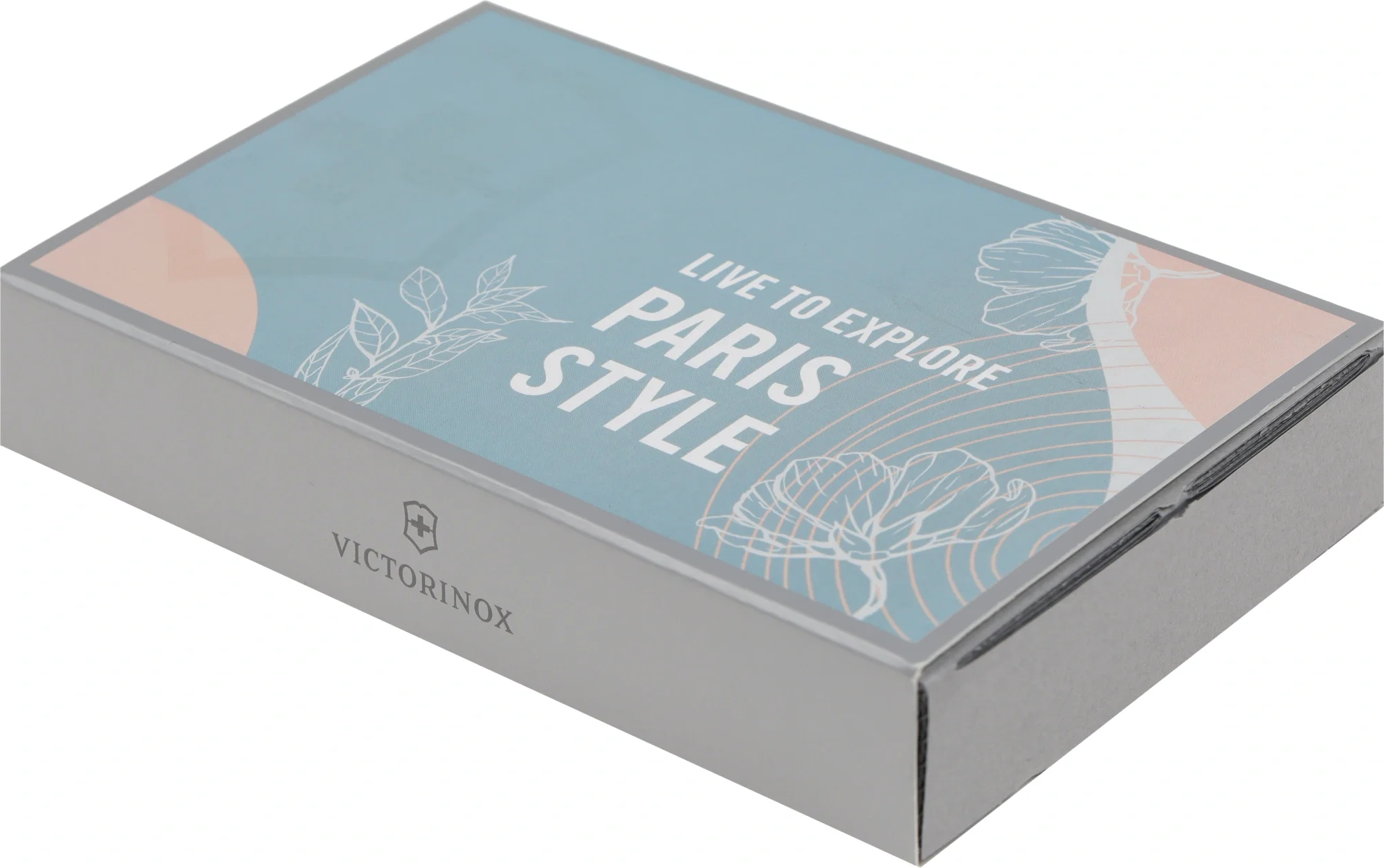 Швейцарская карта Victorinox Swiss Card Classic Paris Style  (0.7100.E221)  розовый  коробка подарочная