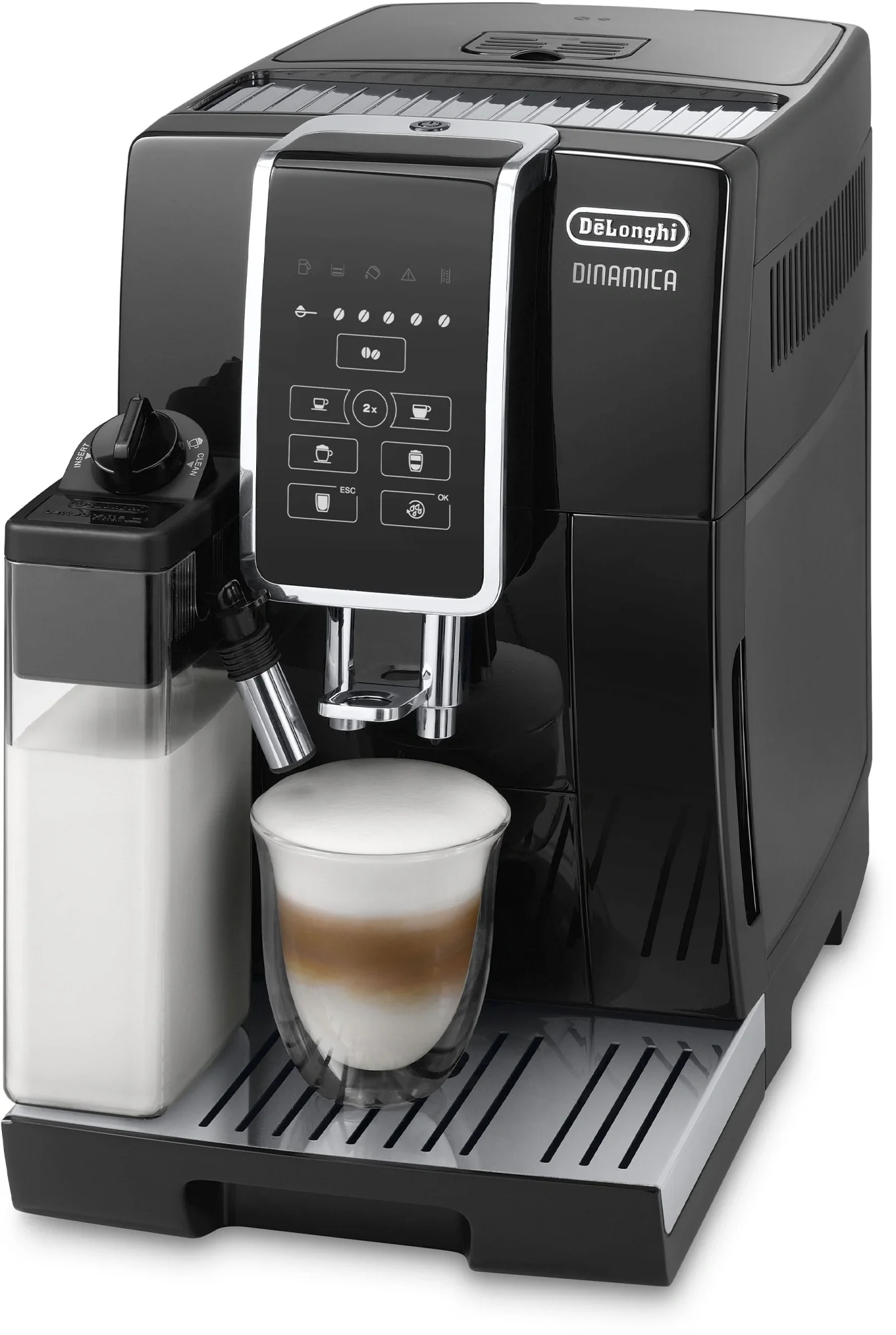 Кофемашина Delonghi Dinamica ECAM 350.50.B 1450Вт черный