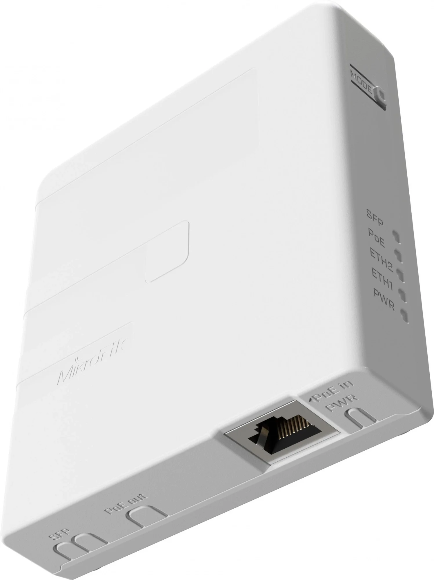 Инжектор MikroTik GPEN 21, Gigabit Passive Ethernet Network, Fixed Smart PoE injector with SFP cage
