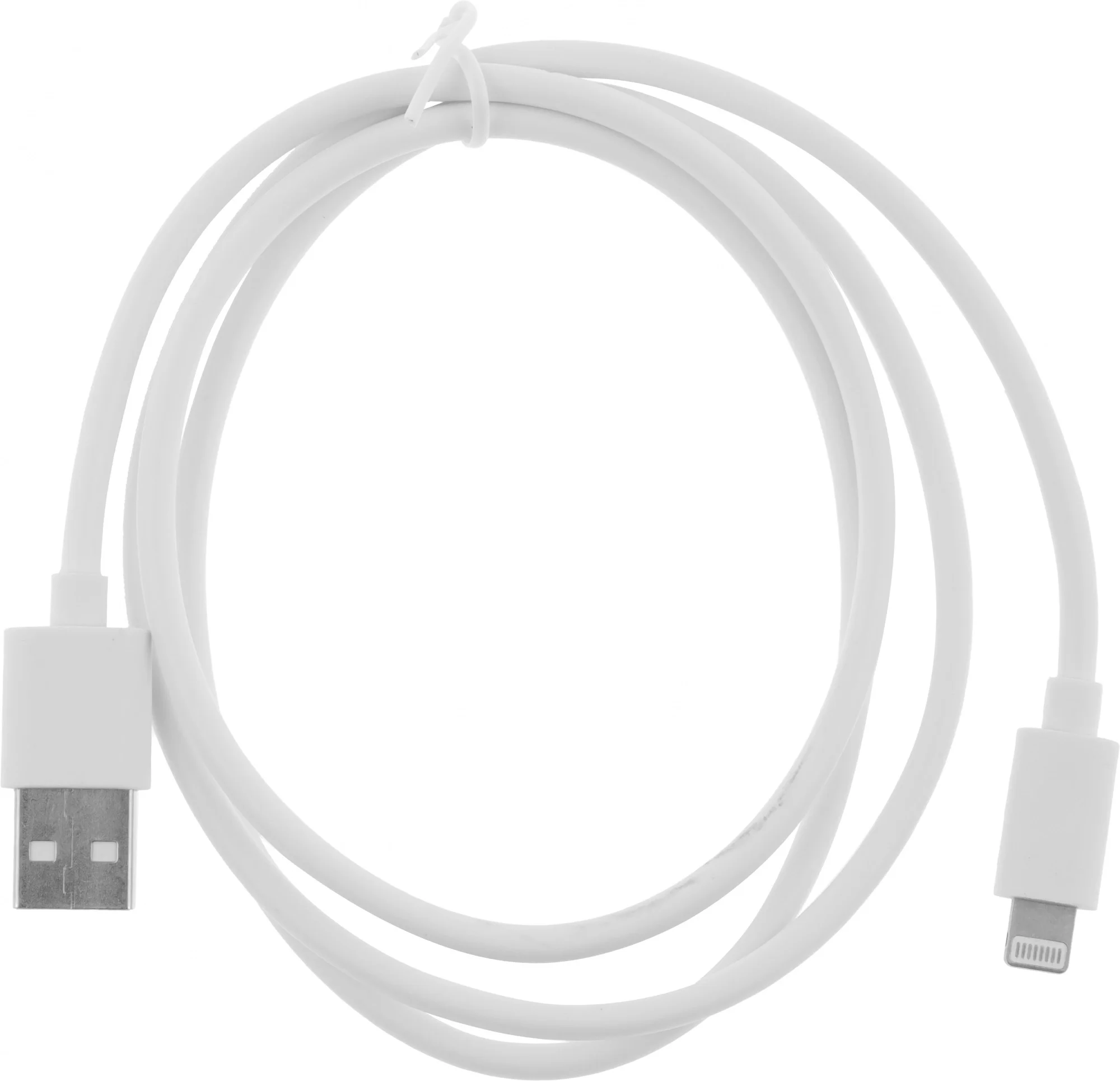 Кабель KINGPRICE KP-USBAL-1m, Lightning (m) - USB (m), 1м, 2.4A, белый