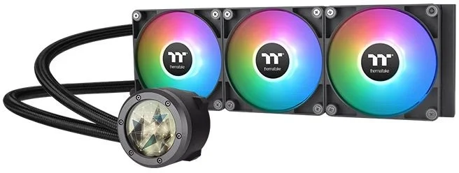 Система жидкостного охлаждения Thermaltake TH360 V2 Ultra ARGb Soc-AM5/AM4/1200/1700/1851 черный 4-pin 25.8dB Al+Cu LCD Ret (CL-W384-PL12SW-A)