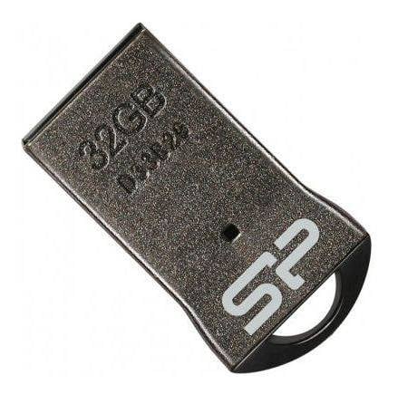 Флешка USB Silicon Power R/W 32Gb Touch T01 SP032Gb,UF2T01V1K USB 2.0 черный/серебристый