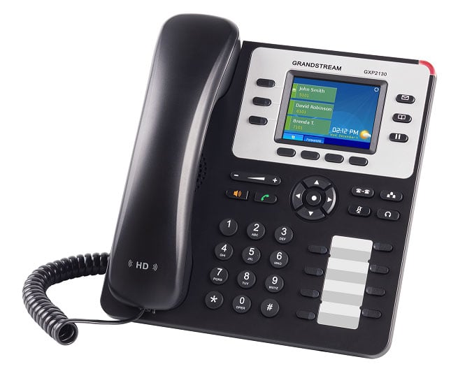 IP-телефон Grandstream GXP-2130, SIP, LCD, Bluetooth, PoE