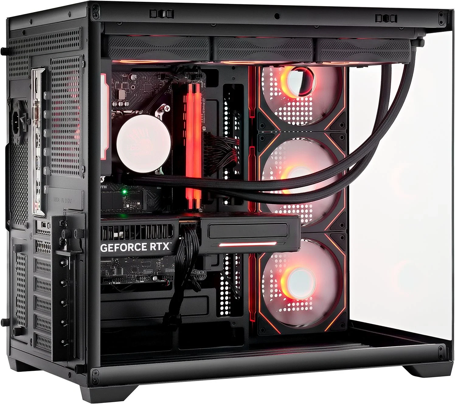 Системный блок Bloody BD-PC RAB84V2 TWR, AMD Ryzen 7 7700/32 ГБ DDR5/1024 ГБ SSD/NVIDIA GeForce RTX 5070 (12 Гб)/Windows 11 Home, черный (2142128)