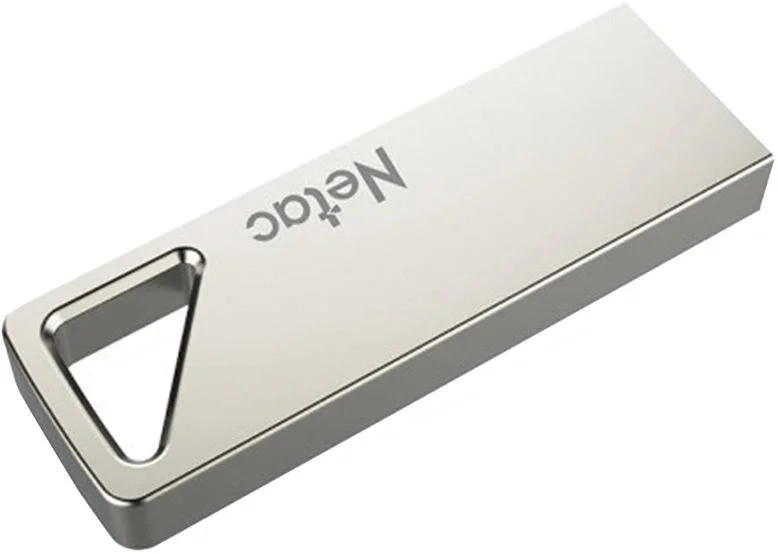 USB накопитель Netac - U326, USB Type A (USB 2.0), 16 ГБ, цвет серебристый, NT03U326N-016G-20PN
