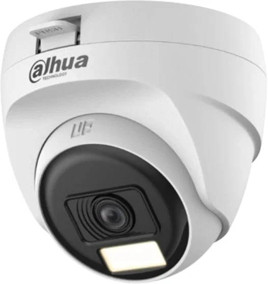 Камера видеонаблюдения аналоговая Dahua DH-HAC-T1A21P-U-IL-0360B 3.6-3.6мм HD-CVI HD-TVI цв. корп.:белый