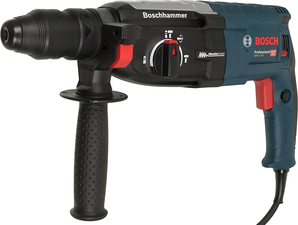 Bosch GBH 2-28 F <0611267600> Перфоратор  (880W,3.2Дж,900об/мин,4000уд/мин,SDS-Plus,3 режима,кейс,цанговый патрон)