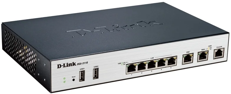 D-Link <DSA-3110> Концентратор доступа  по  VPN  (7UTP 100Mbps)