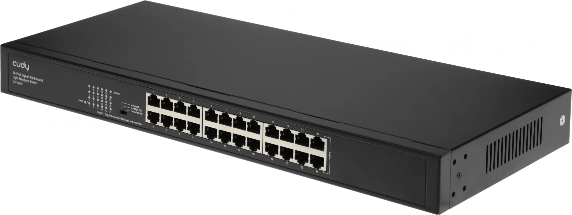 Коммутатор Cudy GS1024E, L2, 24×1GbE, управляемый, 1U