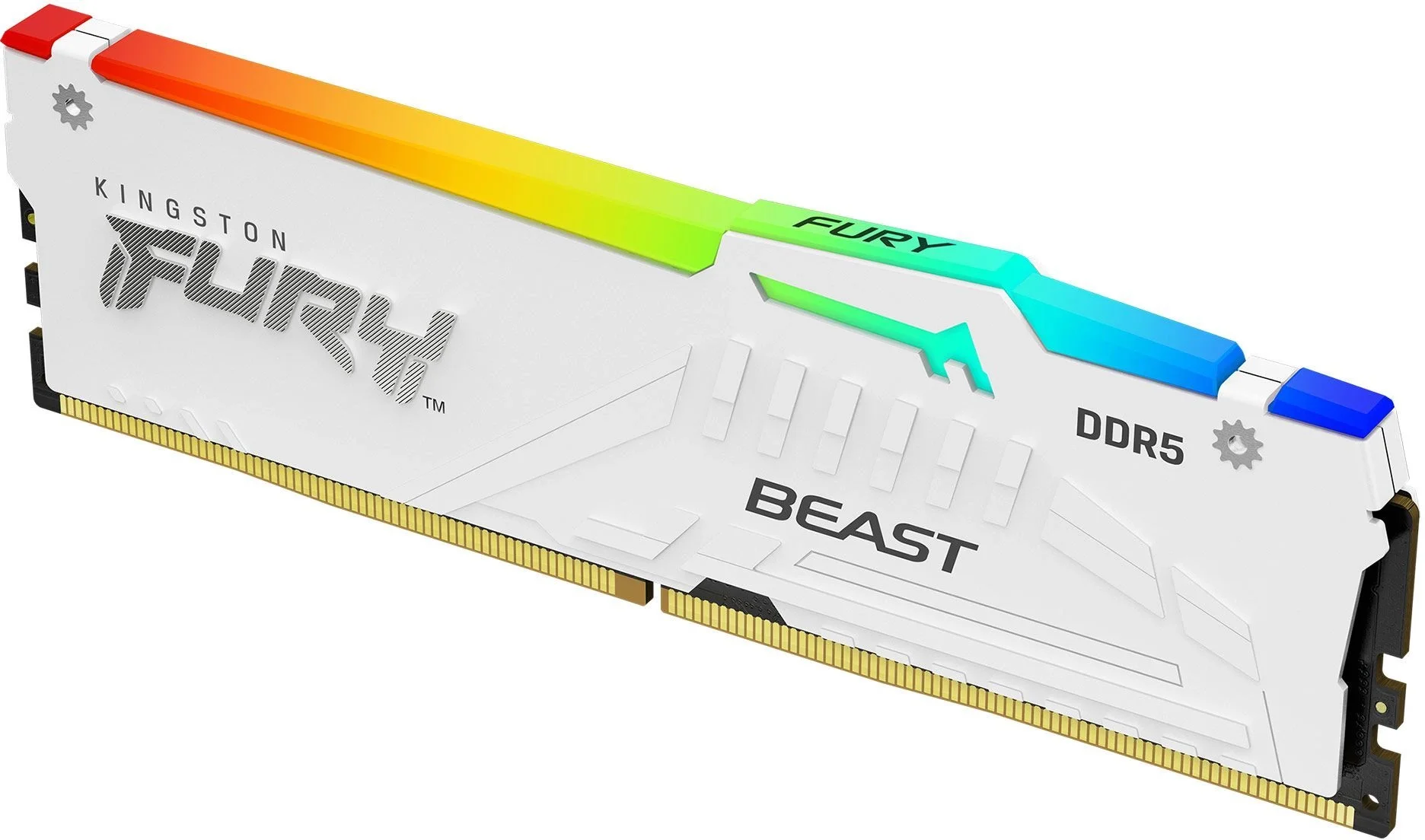Память DDR5 32GB 6400MHz Kingston KF564C32BWA-32 Fury Beast RGB RTL Gaming PC5-51200 CL32 DIMM 288-pin 1.4В dual rank с радиатором Ret