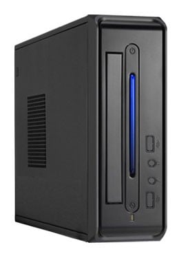 <029618> Корпус LinkWorld LC-820-01B (HTPC, 68х200х310мм, 2*USB, CardReader, mini-ITX, 65W) чёрный [LC-820-01B]