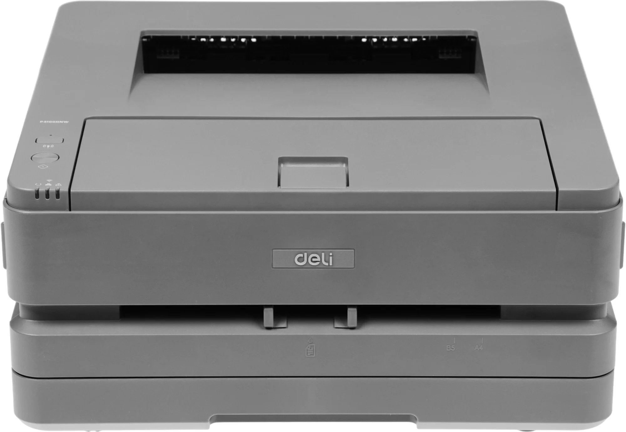 Принтер лазерный Deli P3100DNW / ч-б, A4,  31 стр/мин, Duplex,  USB, LAN, Wi-Fi, старт.  к-ж 3500стр., темно-серый