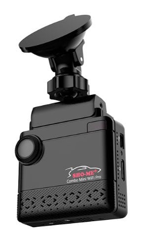 Видеорегистратор Sho-Me Combo MINI WIFI Pro, 2304x1296, 2.31", GPS/ГЛОНАСС, Wi-Fi, G-сенсор, датчик движения, GPS-информатор