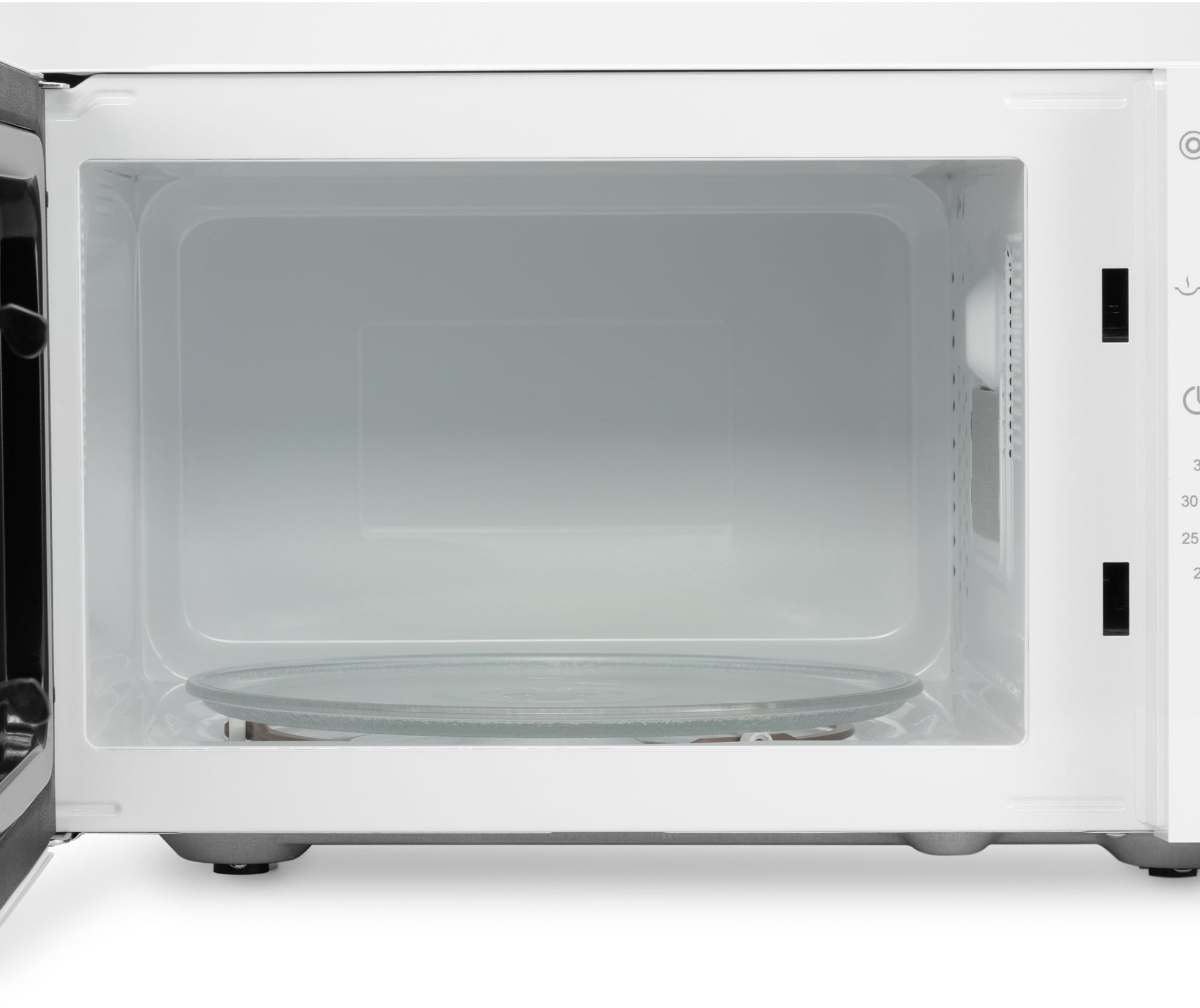 Микроволновая печь Hyundai HYM-M2023 белый/хром, 23 л, 800 Вт, переключатели - поворотный механизм