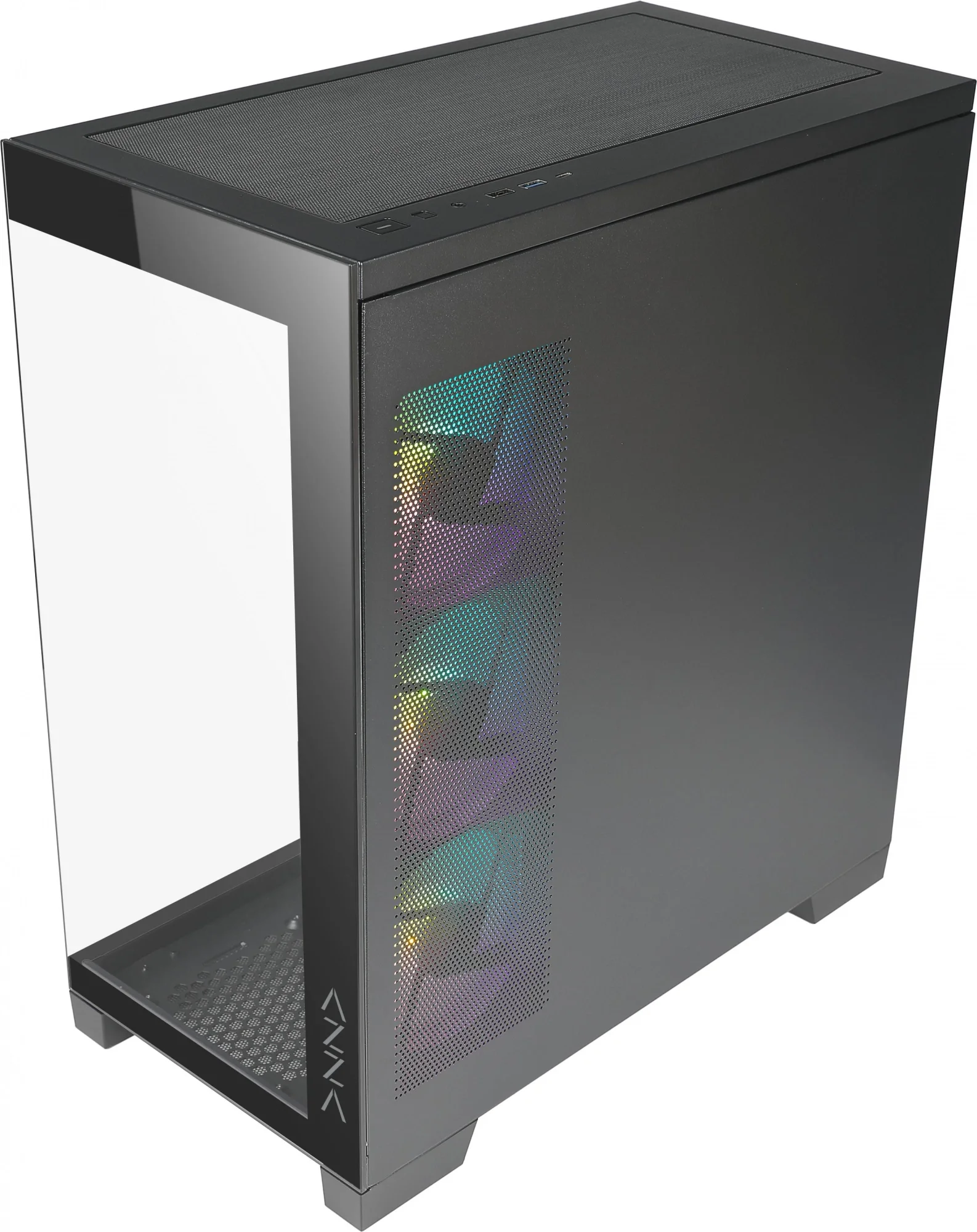 Компьютерный корпус Azza COVE черный без БП ATX 6x120мм 2x140мм 1xUSB 2.0 1xUSB 3.0 audio bott PSU