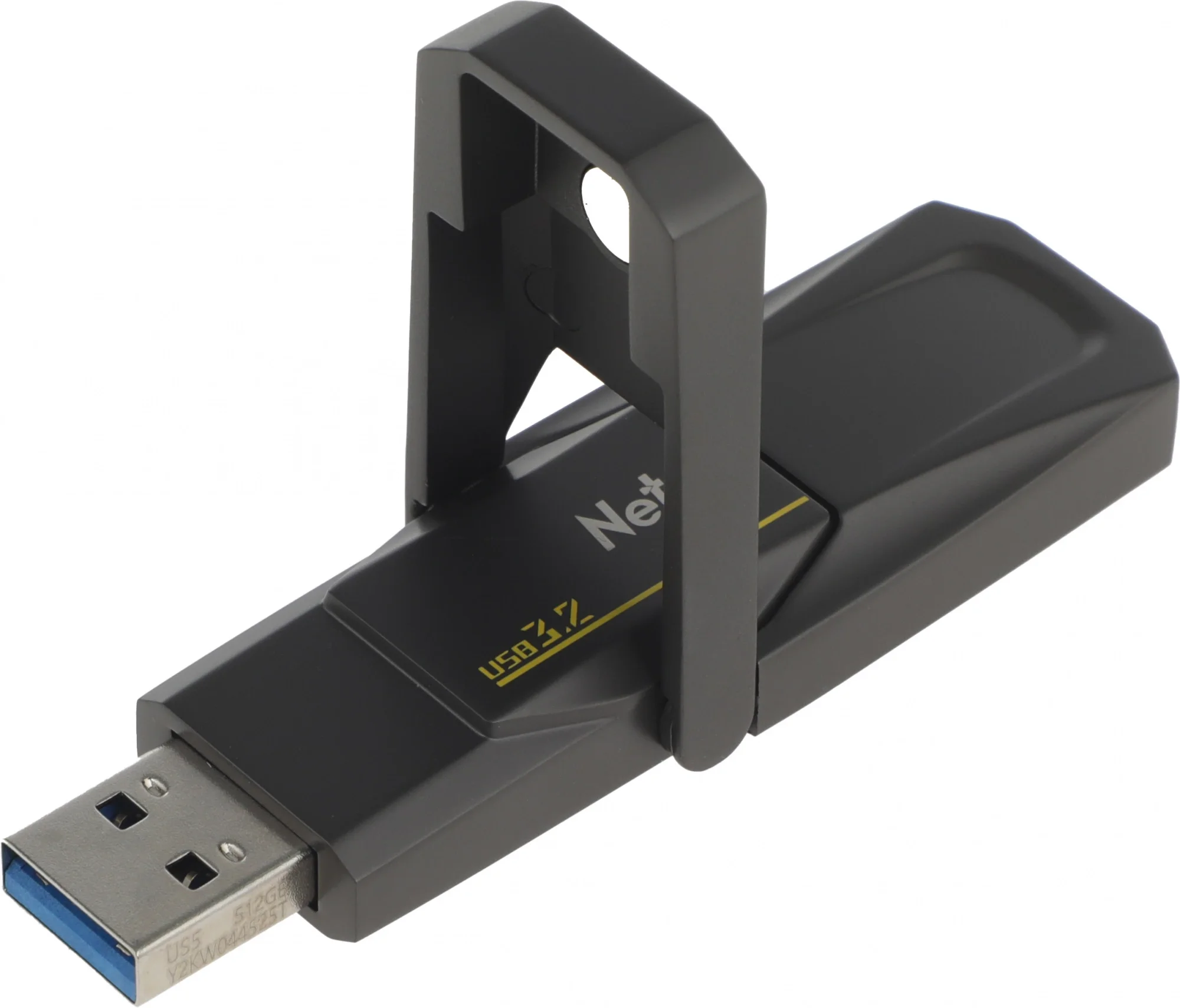 USB накопитель Netac - US8, USB Type C / USB Type A (USB 3.2 Gen 2), 512 ГБ, write speed-500MB/s, read speed-550MB/s, OTG USB Type C, NT03US5C-512G-32TA