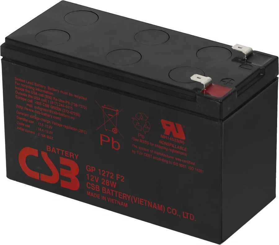 Аккумулятор CSB 112-00850-00, 12В, 7.2Ач