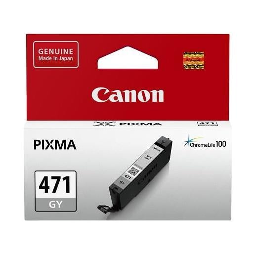 Картридж струйный Canon CLI-471GY (0404C001), серый, 7 мл, до 120 цв.фото 10х15, для PIXMA MG5740/MG6840/MG7740/ TS5040/TS6040/TS8040/TS9040 (CLI471GY)