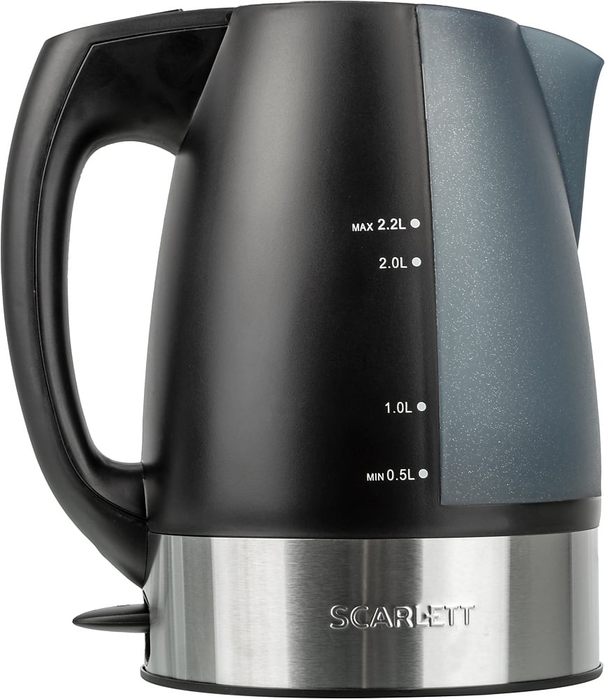 Чайник электрический Scarlett SC-1020 2.2л. 2200Вт черный корпус: пластик