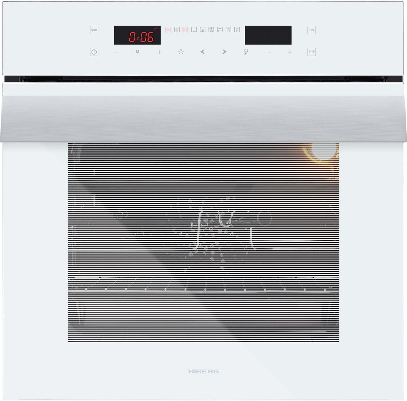 Духовой шкаф электрический HIBERG VM 6192 W, встраиваемый