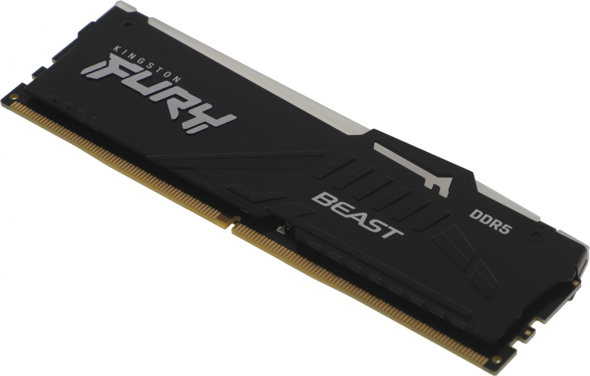 Память DDR5 8GB 6000MHz Kingston KF560C30BBEA-8 Fury Beast Black Expo RGB RTL Gaming PC5-48000 CL30 DIMM 288-pin 1.4В kit single rank с радиатором Ret