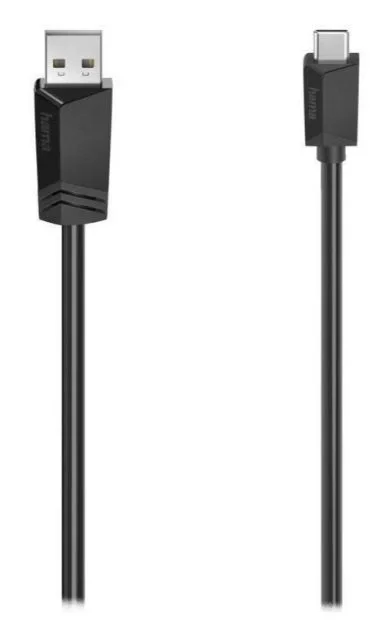 200631 Кабель Hama  USB (m)-USB  Type-C  (m)  0.75м черный