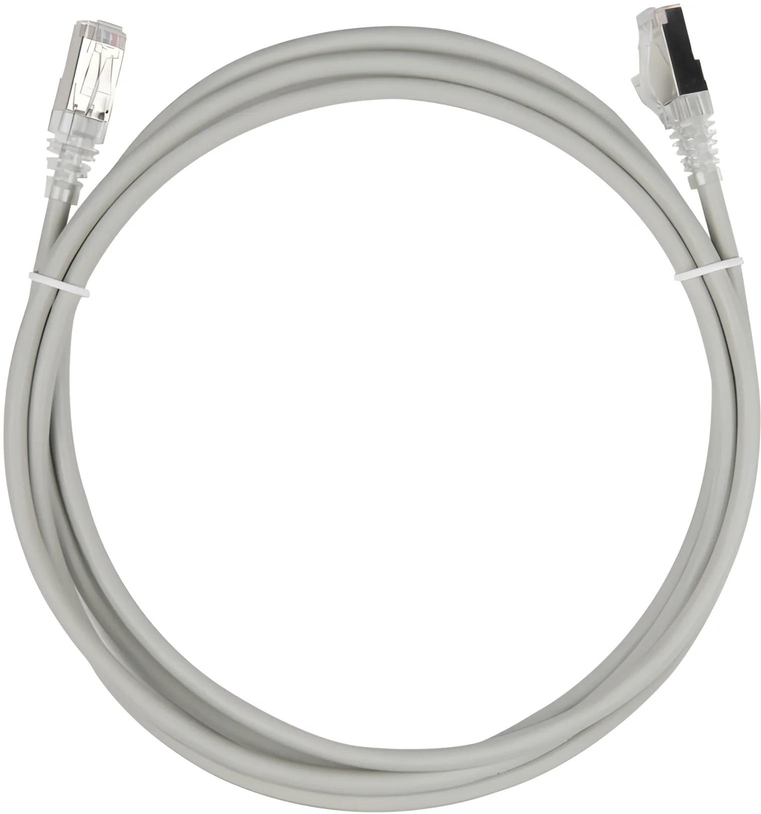 Патч-корд WRline WR-PC-RJ45-FTP-5E-2-GY F/UTP общий экран RJ-45 вил.-вилка RJ-45 cat.5e 2м серый LSZH (уп.:1шт)