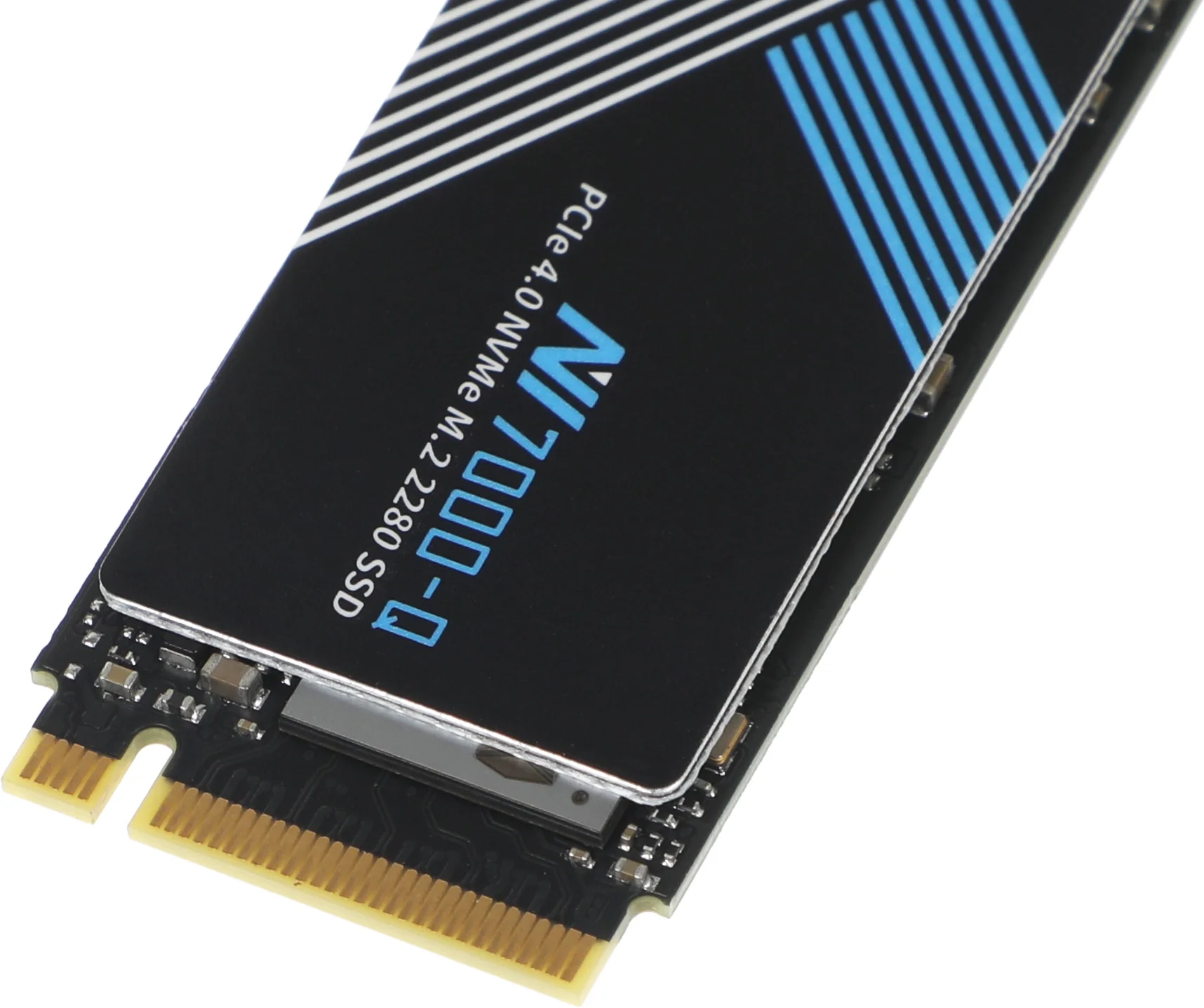 Твердотельный накопитель SSD M.2 Netac 4.0Tb NV7000Q Series <NT01NV7000Q-4T0-E4X> Retail (PCI-E 4.0 x4, up to 7100/6200MBs, 3D NAND, 2560TBW, NVMe 1.4, 22х80mm, heatspreader)