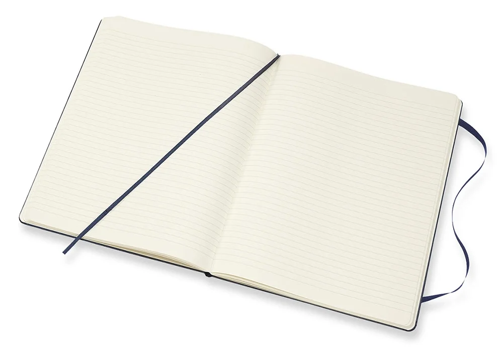 Блокнот Moleskine CLASSIC QP090B20 XLarge 190х250 мм, 192 страниц, линейка, твердая обложка, синий